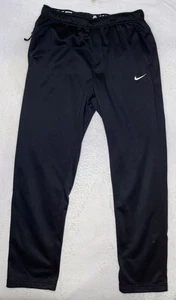 Nike Therma-Fit Open Hem Herren Jogginghose RN 56323 Größe Large schwarz Kordelzug - Bild 1 von 7