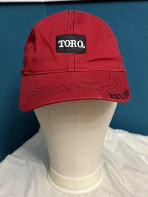 Boné cortador de grama Toro Company masculino alça vermelha traseira - Imagem 1 de 4