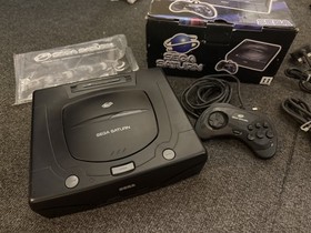 Sega Saturn Console Boxed MK2, PAL, Original Controller, leads