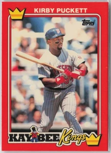 1990 Topps Kay-Bee Kings of Baseball #23 Kirby Puckett - Imagen 1 de 2