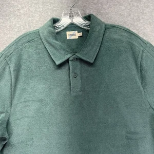Fair Harbor Poloshirt Herren Large Seapine Green Ravello Terry Organic Stretch - Bild 1 von 8