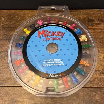 Juego de 24 lápices de colores de personajes de Mickey & Friends multicolores de The Disney Store nuevo Foto 1 de 4