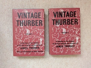 Vintage Thurber Vol 1 & Vol2 -  Dust Jacket NOT CLIPPED VERY GOOD - Bild 1 von 9