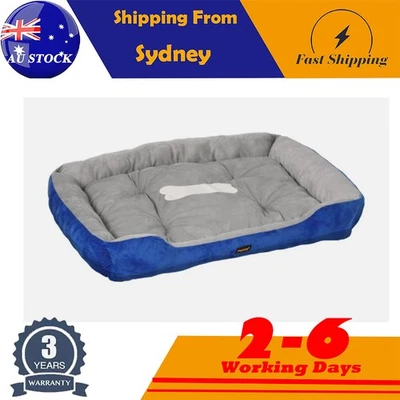 NEW Dog Bed Extra Large Pet Cat Calming Floor Mat Sleeping Comfy Cave Washable - image 1 of 4