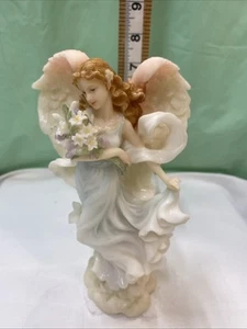 Seraphim Classics Angel Figurine & Base "Lily" 2001 Limited Edition Item# 84242 - Picture 1 of 6