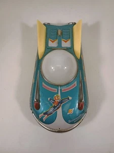 Juguete de hojalata de nave espacial a batería Universo Litografía fina de colección - Imagen 1 de 5