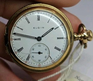 Elgin Model 2 Grade 320 7j 0s GF Hunter Case BROKEN (FOR REPAIR/PARTS) TICKS - Picture 1 of 24