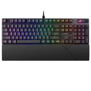ASUS ROG STRIX SCOPE II RX keyboard Gaming USB QWERTZ Black - 90MP0350-BKEA01 - Picture 1 of 1