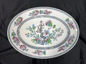 Vintage Woods Burslem England Indian Tree Platter 12" x 9" - Picture 1 of 5