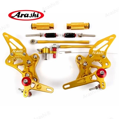Adjustable Rearsets Footrest Footpegs For Ducati 848 2008-2010 848 EVO 2011-2013 - Image 1 of 4