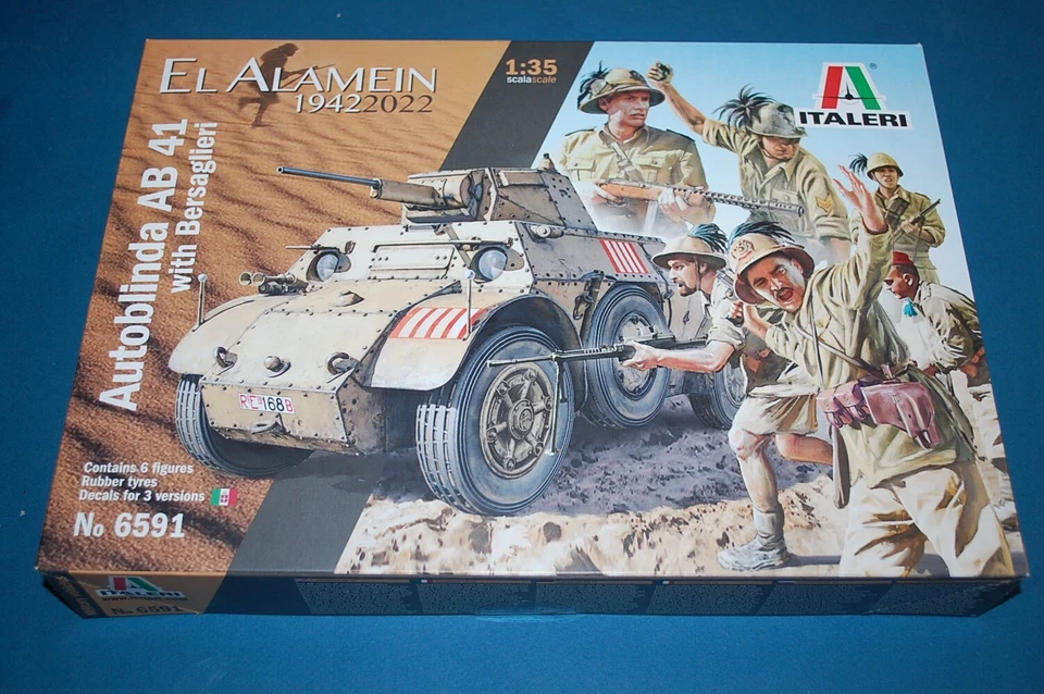 Italeri 6591 - Autoblinda AB 41 with Bersaglieri  scala 1/35 - Immagine 1 di 1
