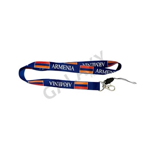 Armenia Lanyard / Armenia Flag Lanyard Armenia Flag - Picture 1 of 4