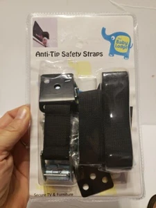 CORREAS DE SEGURIDAD ANTIPUNTA THE BABY LODGE PARA ASEGURAR MUEBLES DE TV - Imagen 1 de 2