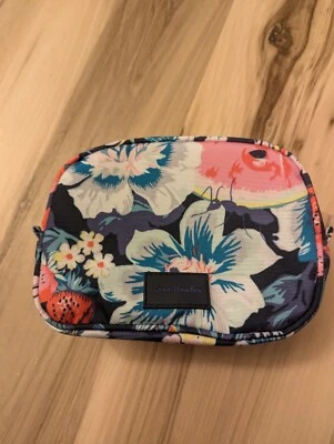 Vera Bradley Recycled Lighten Up ReActive Cosmetic Case Garden Picnic - Image 1 of 4