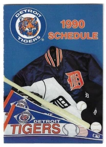 1990 Detroit Tigers MLB Baseball Schedule !!! WCBY AM 1240 - Picture 1 of 2