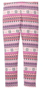 Gymboree Girls sz 5-6 Mix n Match Kitty Cat Fair Isle  Leggings NWT - Picture 1 of 3