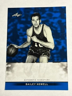 2012 Leaf Metal Blue Holo PROOF MISSING AUTO & #/25 Bailey Howell Boston Celtics - Image 1 of 2