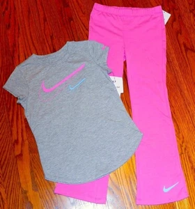 NIKE SPORT AUTHENTIC TODDLERS GIRLS BRAND NEW ORIGINAL 2Pc SET Size 6X, NWT - Picture 1 of 2