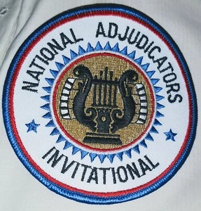National Adjudicators Invitational Embroidered Patch 4" - Picture 1 of 2