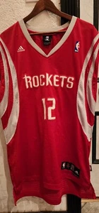 NBA Adidas Houston Rockets Rafer Alston Jersey 12 Men L SEWN Skip 2 My Lou And 1 - Picture 1 of 10