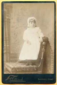 Danbury, CT, Portrait of a Little Girl, by Folsom, circa 1880s - Picture 1 of 2