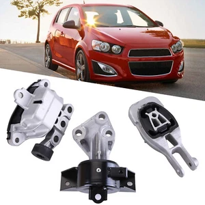 3X ENGINE MOTOR MOUNTS AUTOMATIC TRANSMISSION FOR 2013-2016 CHEVROLET SONIC 1.8L - Picture 1 of 18