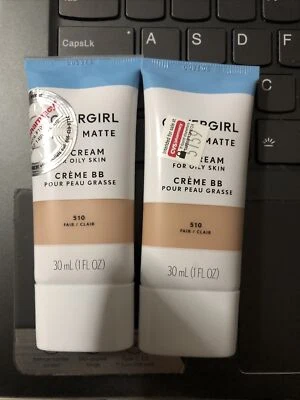 2 BRAND NEW COVERGIRL CLEAN MATTE BB CREAM OILY SKIN #510 Fair 30mL FREE SHIP - Image 1 of 2