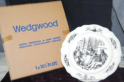 Placa Wedgwood Pennsylvania 200 aniversario 2do estado 1976 en caja S6956 Foto 1 de 4