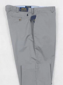 Polo Ralph Lauren Gray Pants Stretch Classic Fit Chino Size 48/32 NWT - Picture 1 of 5