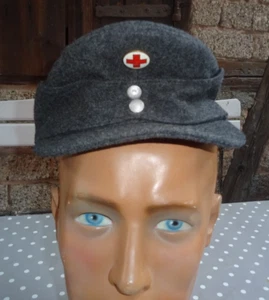 Deutsches Rotes Kreuz DRK Mütze Filz grau Schirmmütze Gebirgsmütze Uniform Gr 57 - Bild 1 von 7