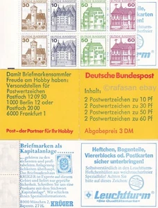 Deutschland 1980 MiNr. MH23c oZ komplette Broschüre postfrisch sehr guter Zustand - Bild 1 von 1