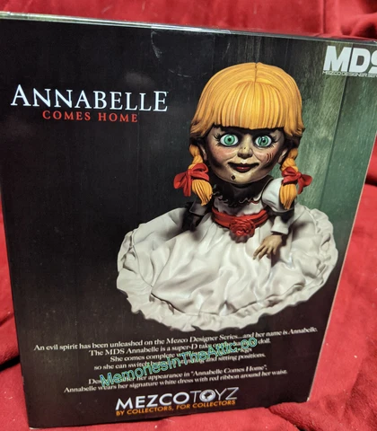 Mezco Designer Series Annabelle Stylized Roto Action Figure The Conjuring Onhand Cover
