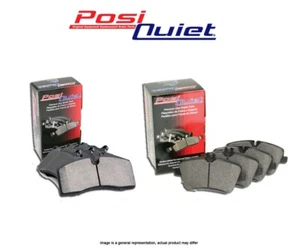 [FRONT + REAR SET] POSI QUIET Ceramic Disc Brake Pads Low Dust Z06 PQ97476 - Picture 1 of 2