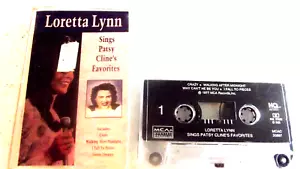 Vintage Audio Music Cassette Tape Loretta Lynn Sings Patsy Clines Favorites - Picture 1 of 5