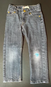 Levi's 511 Boys Youth 4 Reg Jeans Med Wash Straight Dark Wash Denim Slim - Picture 1 of 6