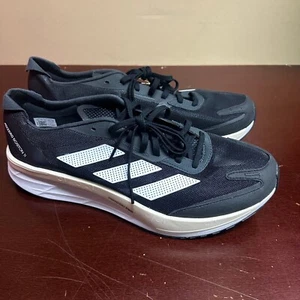 Adidas Mens Black Adizero Boston 11 GX6651 Athletic Running Shoes US 12.5 - Picture 1 of 5