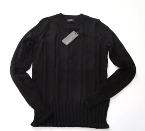 Current Air Damen Größe L Langarm gerippt schwarz Pullover Rüschenärmel NEU - Bild 1 von 8