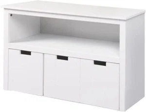 Kid Toy Storage Open Unit Organiser Box Cabinet Bookshelf Child Pull-out Sliding - Picture 1 of 8