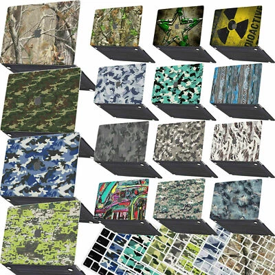 Estuche rígido de goma camuflaje militar KB cubierta para Macbook Pro Air Retina/Touch Foto 1 de 4