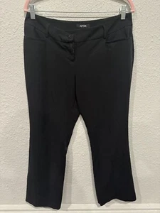 Apt.9 schwarze Damen-Anzughose kurvige Passform 8 Petite - Bild 1 von 3