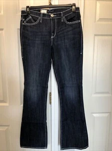 NEW ~ Rock & Republic Womens Crystal Ball Rhinestone Crown Jeans Size 12M - Picture 1 of 11