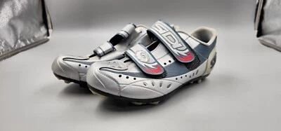 Женские велосипедные туфли SIDI MTB Blaze Silver для горного велосипеда 41 евро с США 10 мужские 8 - Изображение 1 из 4