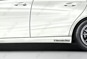 2x decalcomanie logo Mercedes-Benz adesivi qualità premium AMG CLA CLS SLC GLA - Foto 1 di 5