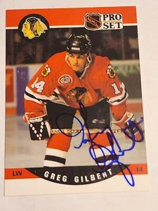 GREG GILBERT Signed/Autographed 1990-91 Pro Set Card #429 - Picture 1 of 2
