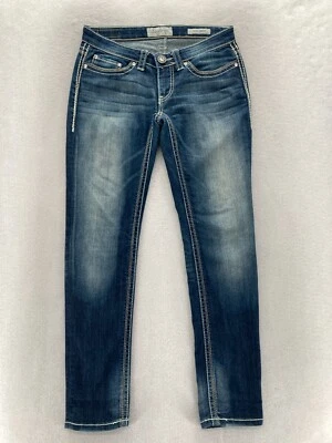 Daytrip Aries Skinny Jeans Women's 27 Dark Wash Blue Stretch Denim Western Rodeo - Image 1 of 4