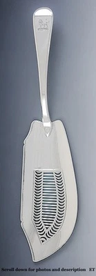 Antique 1810 English Eley Fearn Chawner Sterling Silver Fish Slice Knife - Image 1 of 4