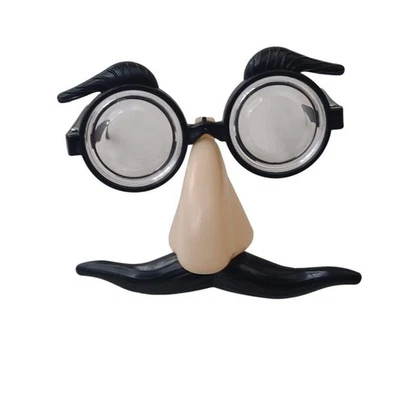 Divertido Disfraz Novedad Gafas Nariz Bigote Cejas Groucho Marx Greenbrier Foto 1 de 4