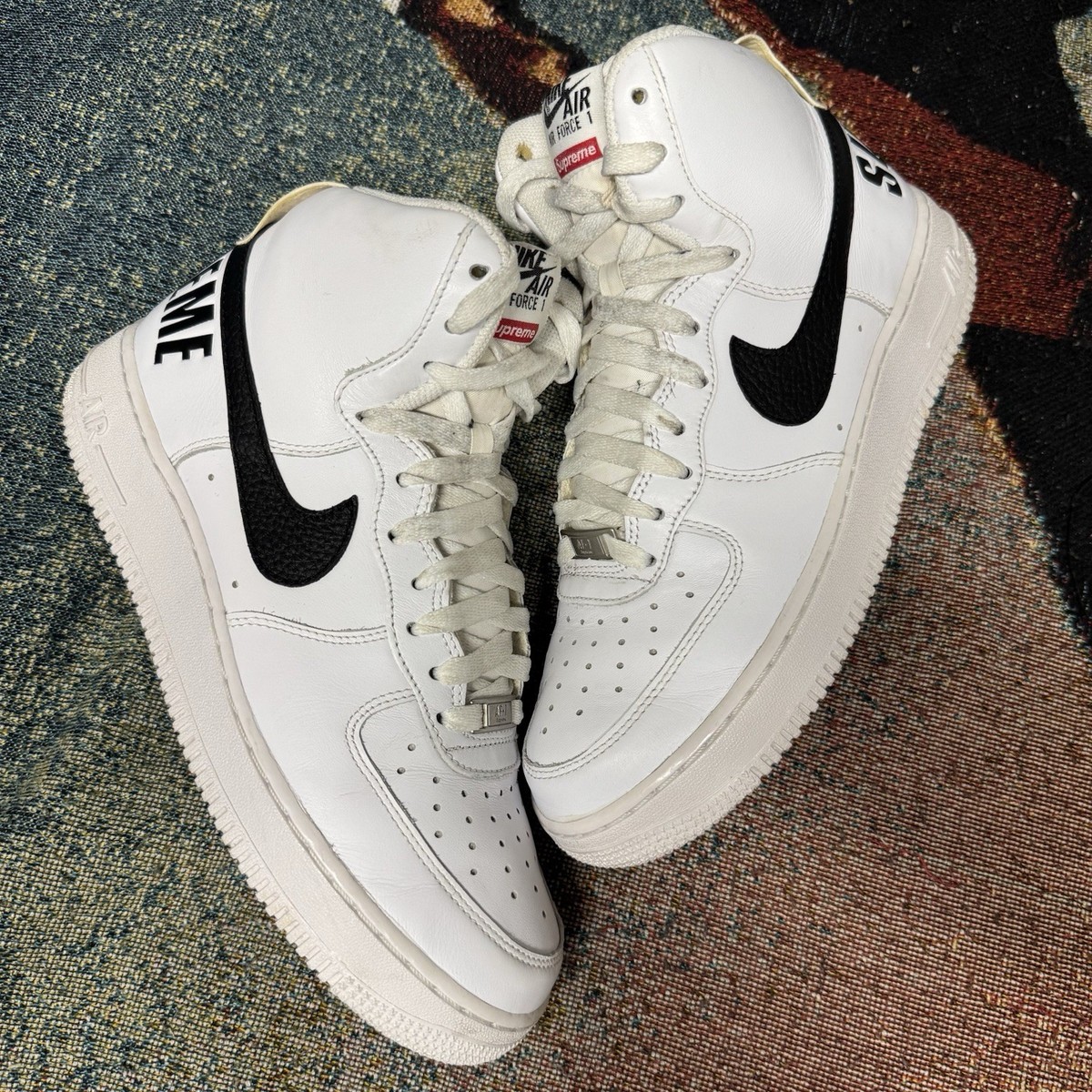 Nike Supreme x Air Force 1 Supreme High White for Sale Nike Supreme x Air Force 1 Supreme High White for Sale