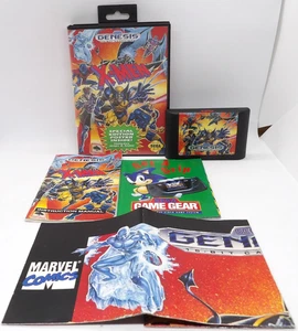 X-Men - Sega Genesis, 1993 - w/manual and  special edition poster Very Nice - Picture 1 of 2