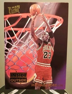 Michael Jordan Fleer Ultra 1993-94 interior exterior #4. Chicago Bulls - Imagen 1 de 6